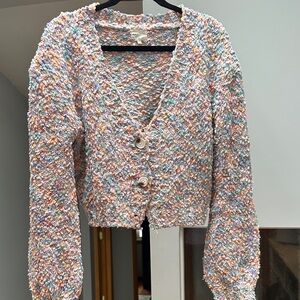 Chic Multicolor Women's Cardigan